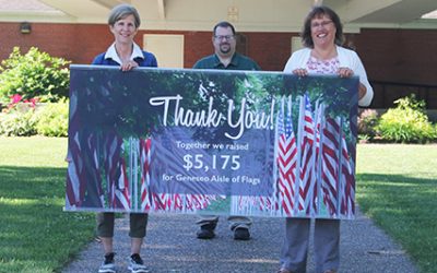 OVER $5,000 RAISED IN SUPPORT OF GENESEO AISLE OF FLAGS