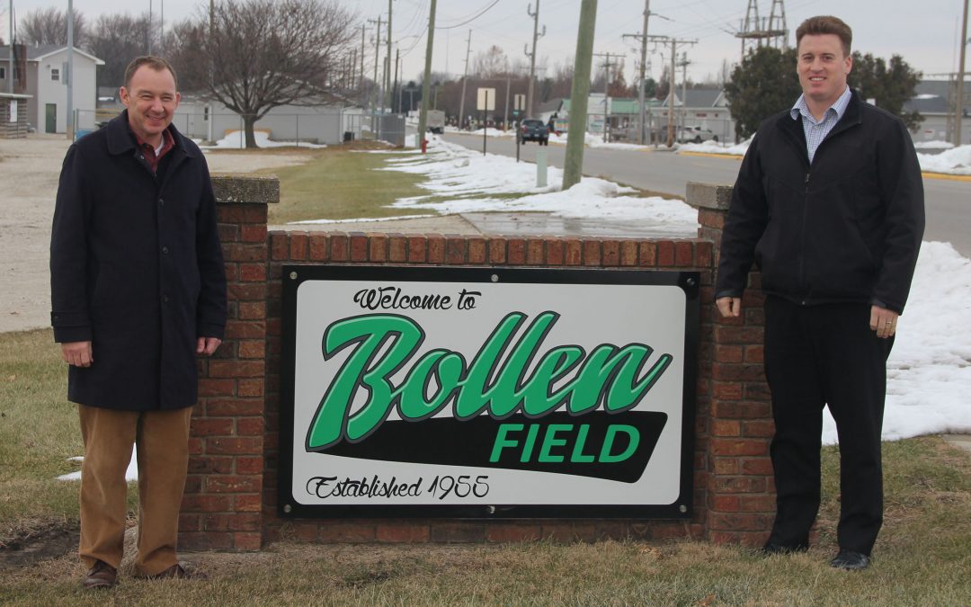 Bollen Field lighting donation