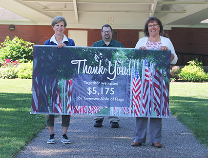 OVER $5,000 RAISED IN SUPPORT OF GENESEO AISLE OF FLAGS