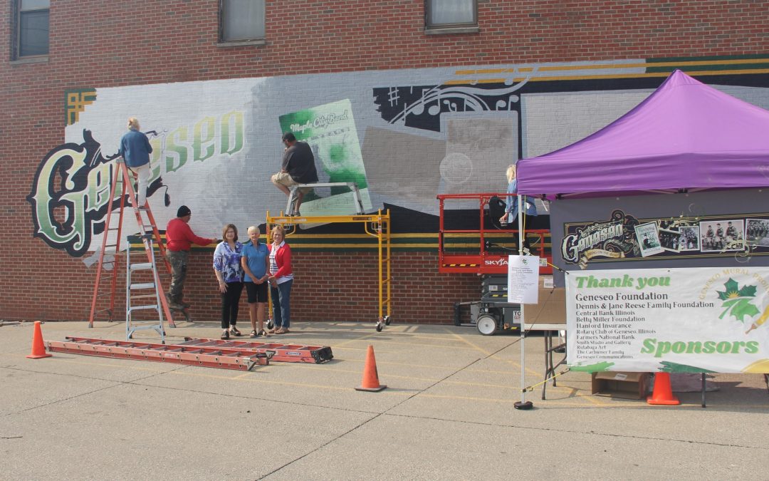 Geneseo Communications Charitable Foundation Helps To Bring Mural Project To Life