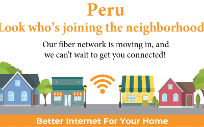 FiberMeFast powered by Geneseo Communications has been selected by the City of Peru, to build a buried 100% fiber-to-the-premises network throughout the city.