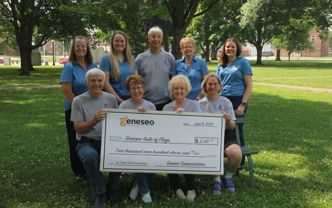 Over $2,900 Raised for Geneseo Aisle of Flags